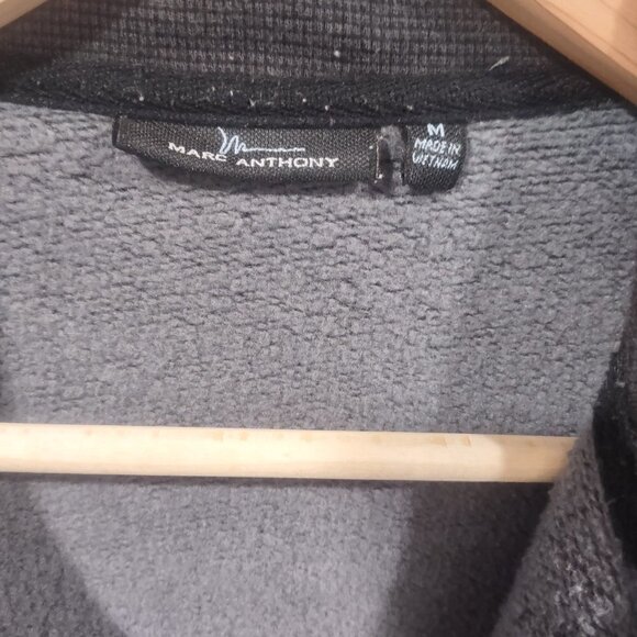 Marc Anthony Gray Bomber Style Zip Up Jacket Size Medium - Picture 5 of 11